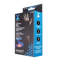 BodyTek Adjustable Wrist Support - Left Wrist  S/M, Black Combo