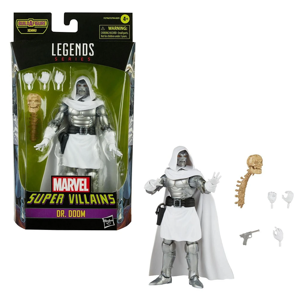 Hasbro Marvel Legends Series, figurine de collection Dr. Doom de 15 cm avec 4 accessoires