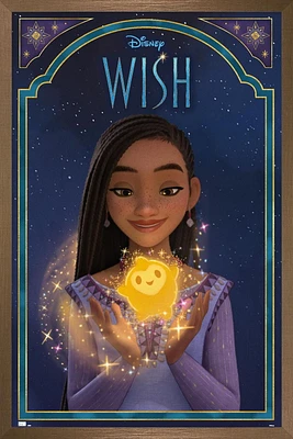 Disney Wish - Asha & Star Wall Poster, 22.375" x 34"