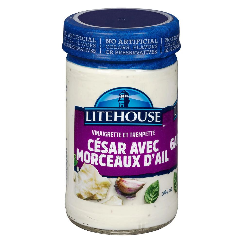 Litehouse Chunky Garlic Caesar Dressing & Dip, 384 mL