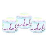 Lion Brand Mandala® Baby Yarn #3 Light/DK weight Acrylic yarn, 150g/ 540m, 3-CT