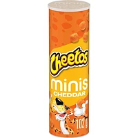 Cheetos Bites Minis Cheddar Cheese Flavoured Snacks - Canister, 102 g.