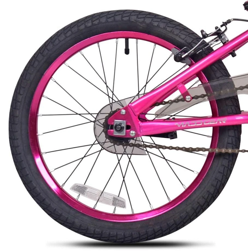 Vélo BMX Madd Gear 18 po pour filles - Rose 5 à 8 ans