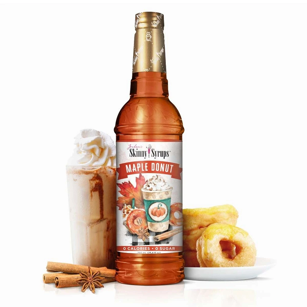 Skinny Mixes, Sugar Free Syrup, Maple Donut, 750ml Skinny Mixes, Sugar Free Syrup, Maple Donut, 750ml