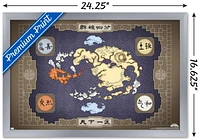 Avatar: The Last Airbender - Map Wall Poster