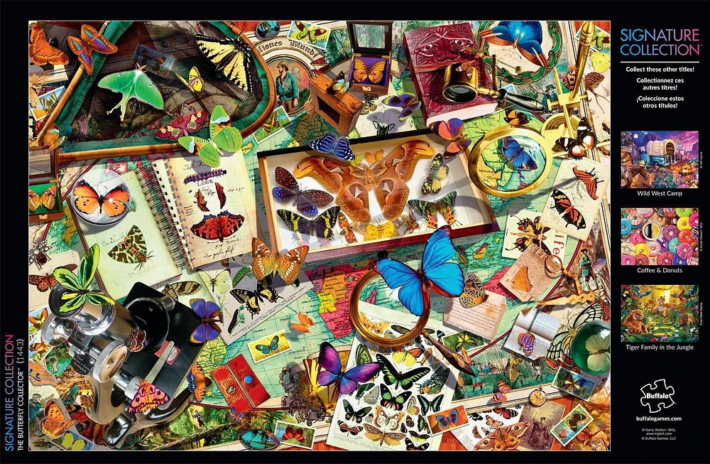 Buffalo Games - Signature Collection - The Butterfly Collector - 1000 Piece Jigsaw Puzzle