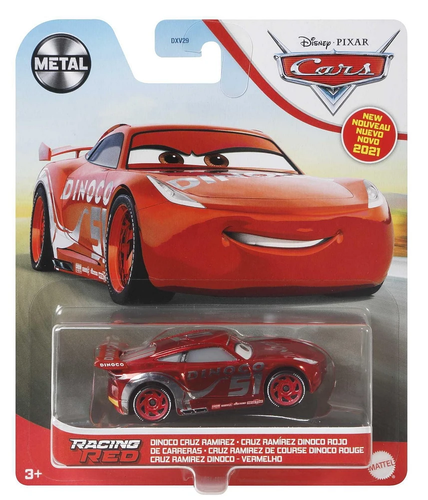 Véhicule Cars Racing Red Dinoco Cruz Ramirez Disney Pixar à l'échelle 1:55