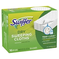Swiffer Sweeper Dry Sweeping Pad, Multi Surface Refills for Dusters Floor Mop, Unscented