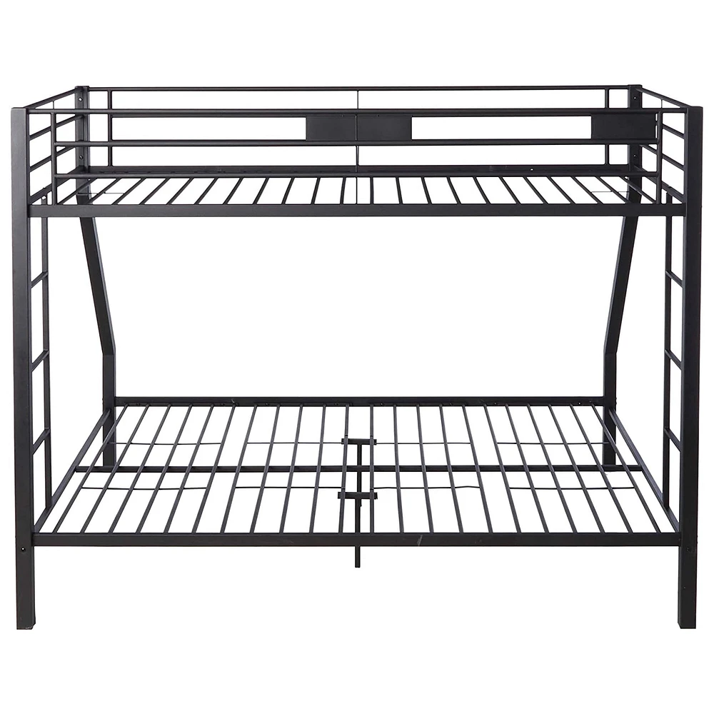 ACME Limbra Twin XL over Queen Bunk Bed in Sandy Black