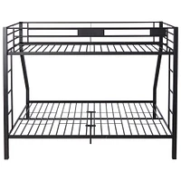 ACME Limbra Twin XL over Queen Bunk Bed in Sandy Black