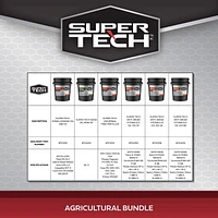 Huile moteur diesel SuperTech 15W40, seau,18.9L Conçu pour les besoins de la flotte et ​ferme.