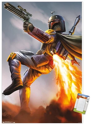Star Wars: Saga - Boba Fett Wall Poster, 22.375" x 34"
