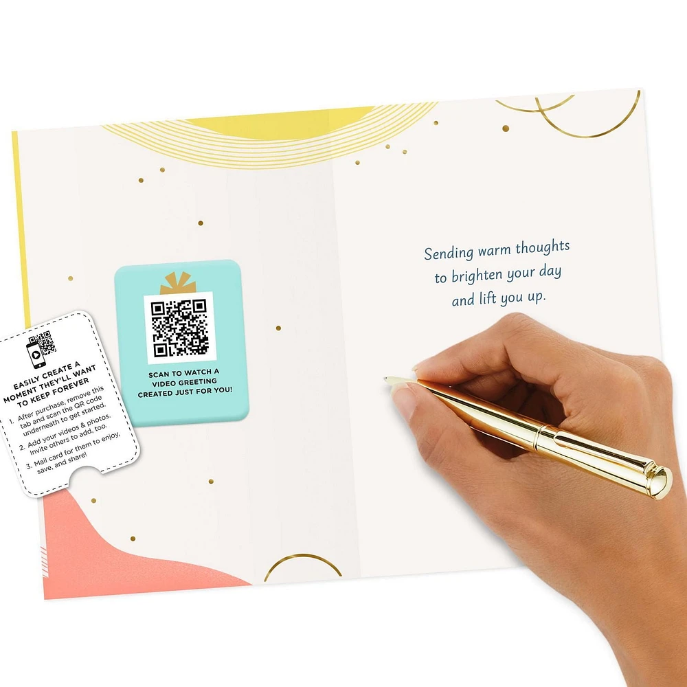 Carte de fête avec vidéo à personnaliser – « A Circle of Caring » – Hallmark (Enregistrez votre propre message vidéo)
