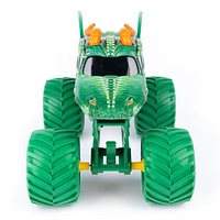 Monster Jam, Monster truck Dragon officiel, véhicule en métal moulé à collectionner, échelle 1:24, Jouets pour garçons à partir de 3 ans
