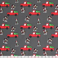 Fabric Creations Tissu de coton au mètre Camion rouge de Mickey Mouse 114 cm (45")