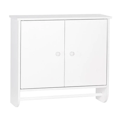 RiverRidge® Home Medford Collection 22.06-inch W x 20.19-inch H x 7.75-inch D 2-Door Wall Cabinet in White