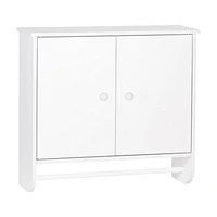 RiverRidge® Home Medford Collection 22.06-inch W x 20.19-inch H x 7.75-inch D 2-Door Wall Cabinet in White
