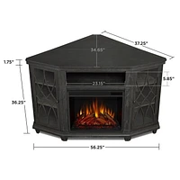 Meuble Multimédia Lynette avec foyer électrique intégr