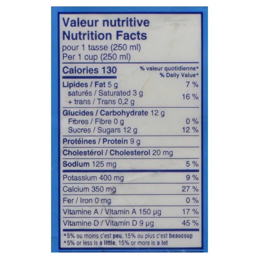 4L Nordic milk 2% Nutrinor, 4L Partly skimmed