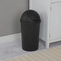 Poubelle avec couvercle basculant Sterilite de 11,4 L en noir 11,4 L