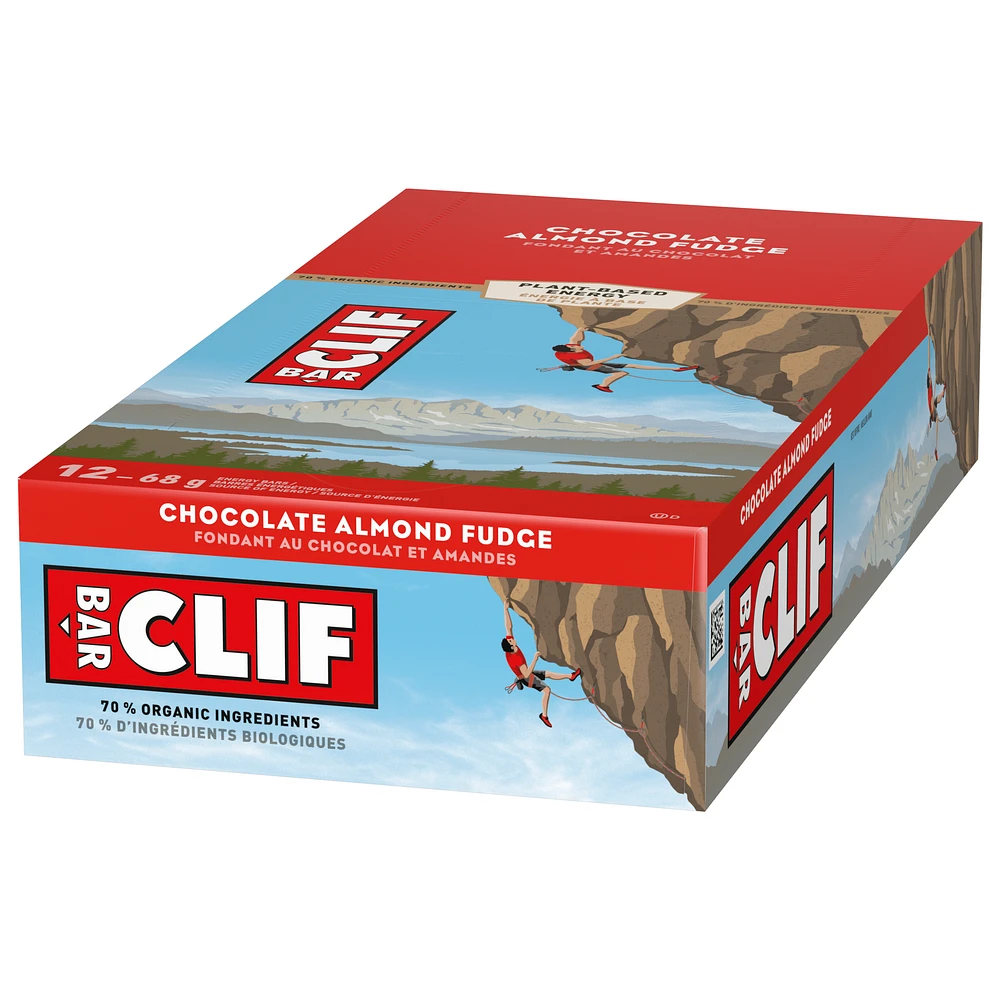 Clif bar Chocolate Almond Fudge Energy Bars, 12 x 68 g