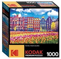 Puzzle Kodak 1000pc - Tulipes à Amsterdam