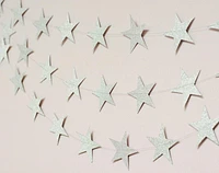 modernEID glitter star garland