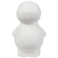 Create Basics Paintable Ceramic T-Rex Bank, Paintable Ceramic T-Rex Bank
