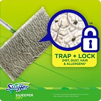 Swiffer Sweeper Dry Sweeping Pad, Multi Surface Refills for Dusters Floor Mop, Unscented