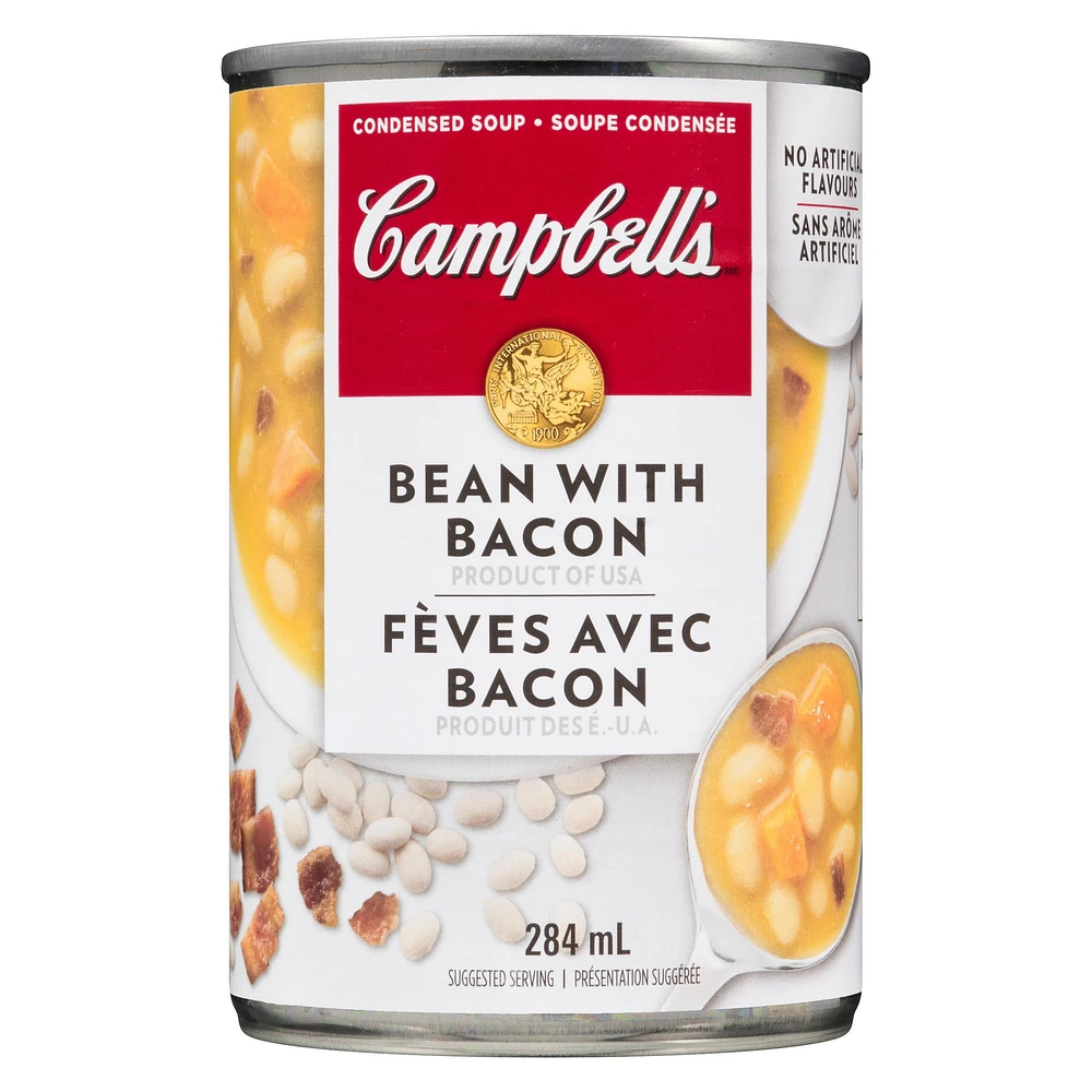 Campbell's Bean with Bacon Condensed Soup, Condensed Soup, 284 mL