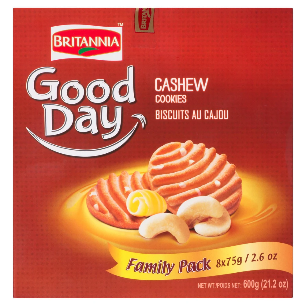 Britannia Goodday Cashew Family pack, Cashew cookies