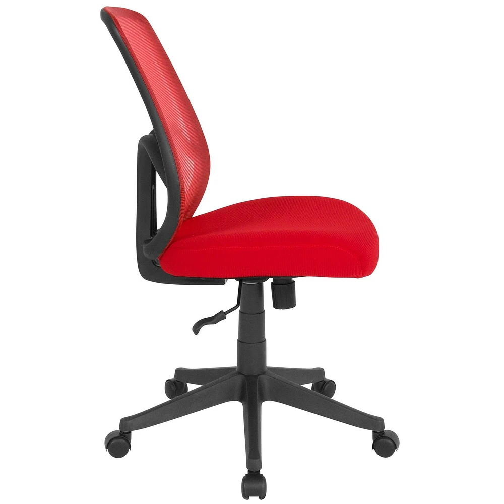 Salerno Series High Back Light Blue Mesh Office Chair