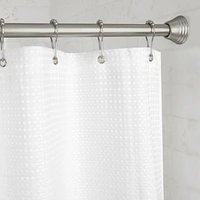 Mainstays Adjustable Tension Decorative Shower Curtain Rod, No Tools Needed, 43" - 72"