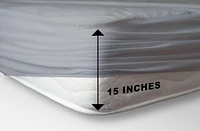 Ensemble de draps en coton biologique 600 fils Johnson Home