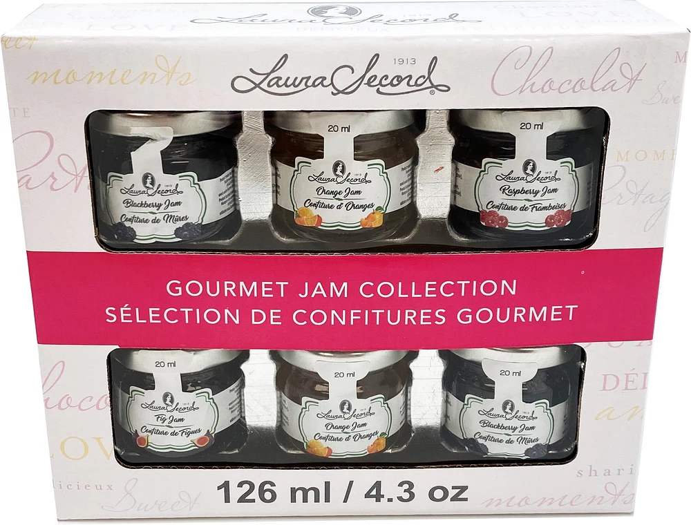 Laura Secord Coffret Cadeau de 6 Confitures