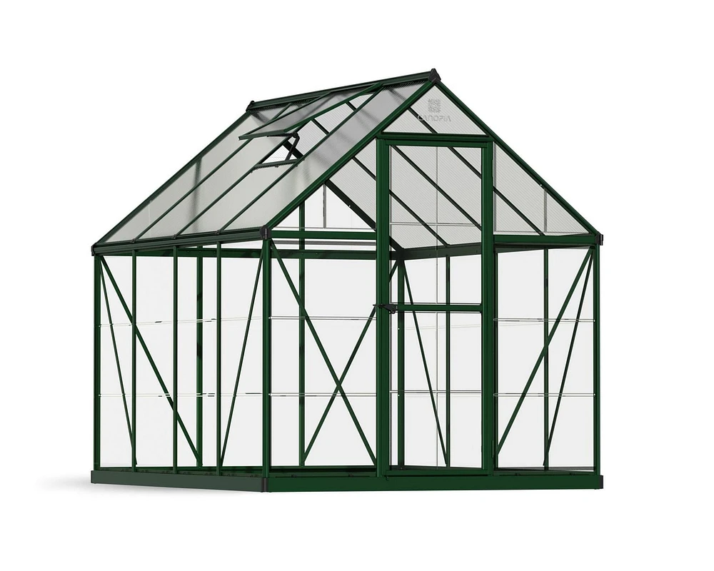 Serre hybride 6 pi x 8 pi - Vert Canopia by Palram