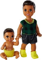 Barbie Babysitters Inc. Skipper Poupée couche en tissu jaune