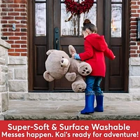 GUND, Ours en peluche Kai, marron taupe, 58,4 cm
