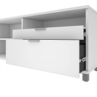 Bestar Pro-Linea 72W Credenza with 2 Drawers white