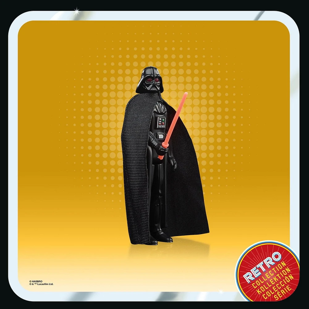 Star Wars Retro Collection Darth Vader (The Dark Times) Toy 3.75-Inch-Scale Star Wars: Obi-Wan Kenobi Figure, Toys for Kids Ages 4 and Up