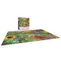 RoseArt - Colorluxe 500 pièces - Oiseaux tournesols - Puzzle emboîtable pour adulte