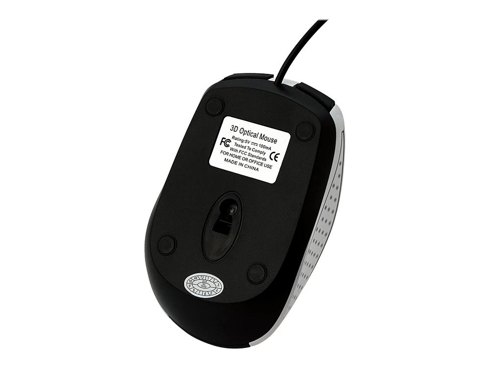 Verbatim Wired Optical Mouse - White