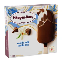 Barres de crème glacée HÄAGEN-DAZS® Vanille lait 3 x 88 ml 264 ML