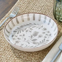 Ensemble de 4 bols à dîner en mélamine et bambou gris Better Homes & Gardens de 8,5 pouces