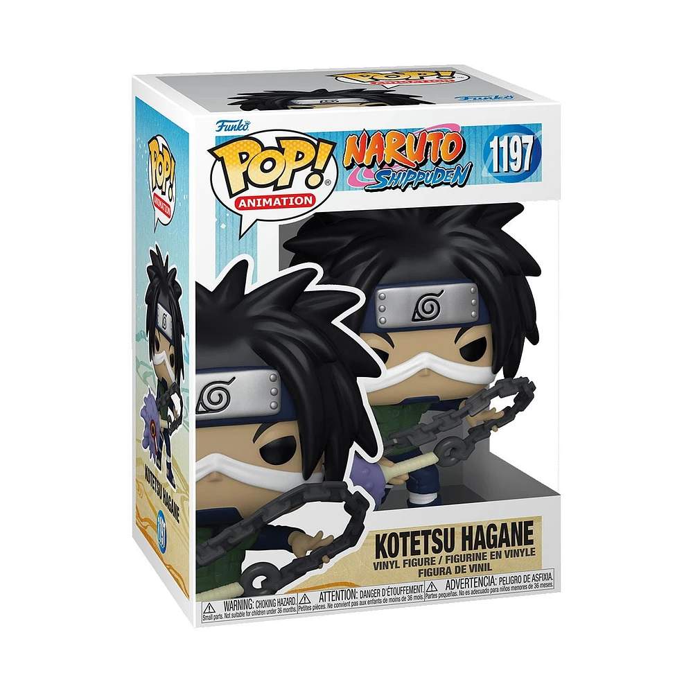 Funko POP! Animation: Naruto S9 - Kotetsu Hagane avec Arme Figurine En Vinyle