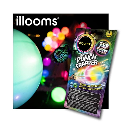 Lot de 1 perforatrice à changement de couleur Bracelet et tampon Punch Balloon