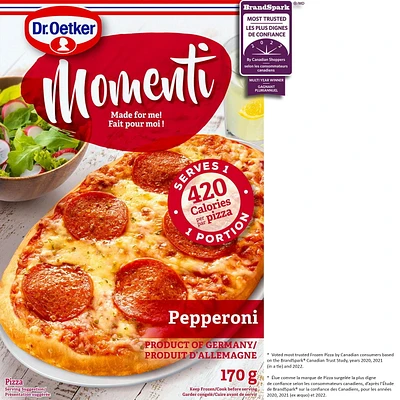 Dr. Oetker Momenti Pepperoni Pizza, 170g