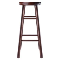 Ensemble de 2 tabourets de bar à siège pivotant Shelby