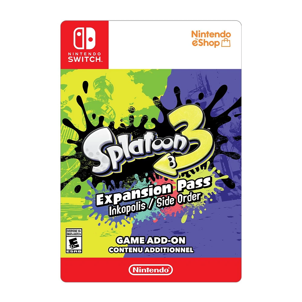 Nintendo Switch Splatoon 3 Expansion Pass $31.99 (Digital Code)