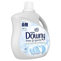 Downy Ultra Free & Gentle Laundry Liquid Fabric Softener (Fabric Conditioner), Hypoallergenic, 3.29L